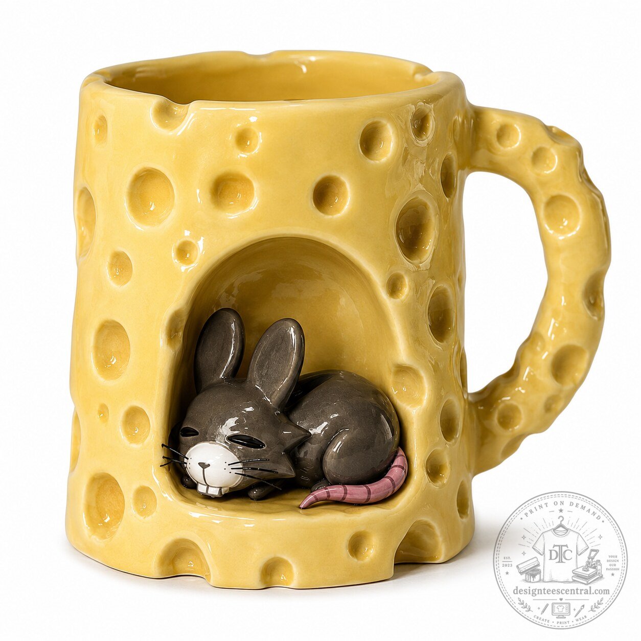 Roblox Animal Hospital 3D Cheese and Ratthew Ceramic Coffee Mug
