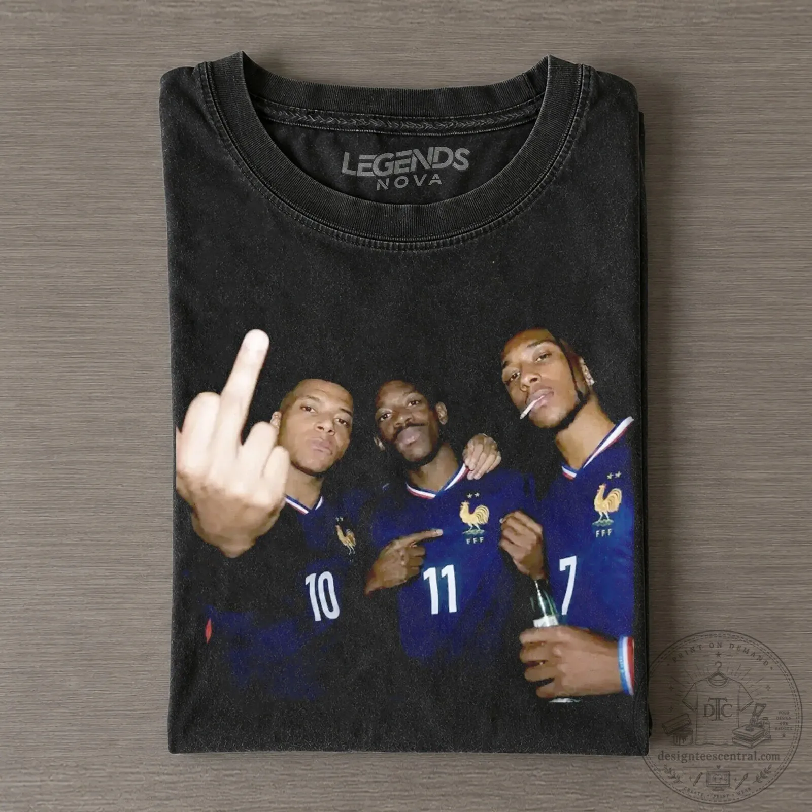 Michael Olise Kylian Mbappé Rayan Cherki France Team T-Shirt 1 Michael Olise Kylian Mbappé Rayan Cherki France Team T-Shirt