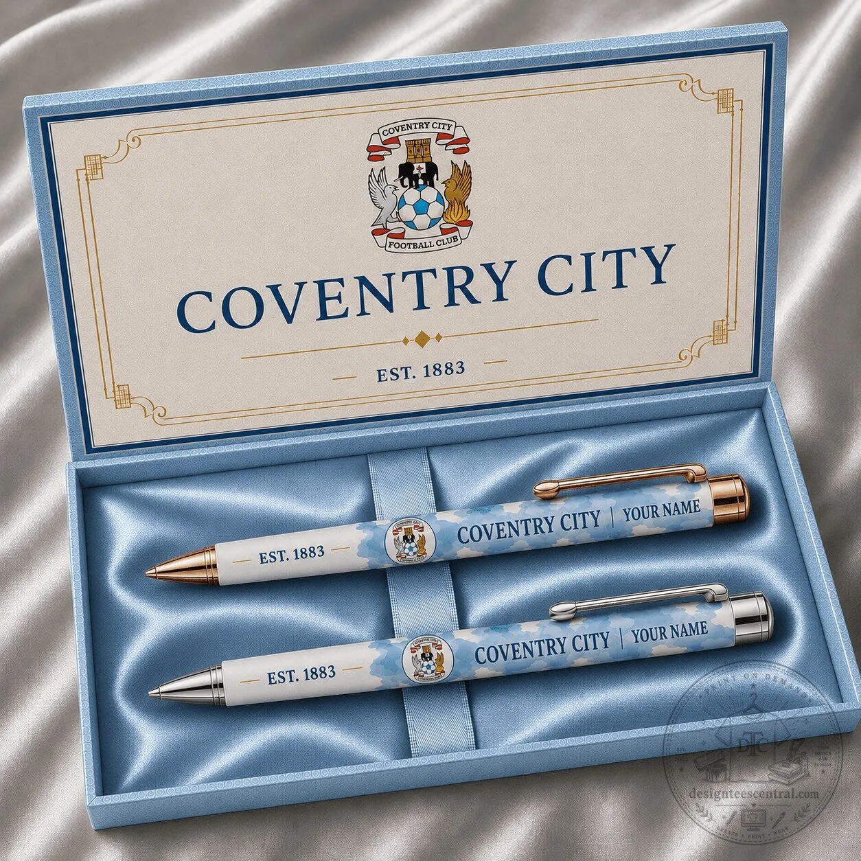 Coventry City Football Club Personalized Ballpoint Pen Set