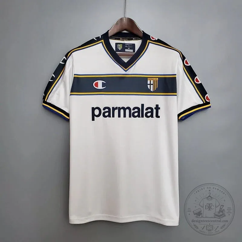 Parma Calcio 1913 2002-2003 Away Retro Football Jersey