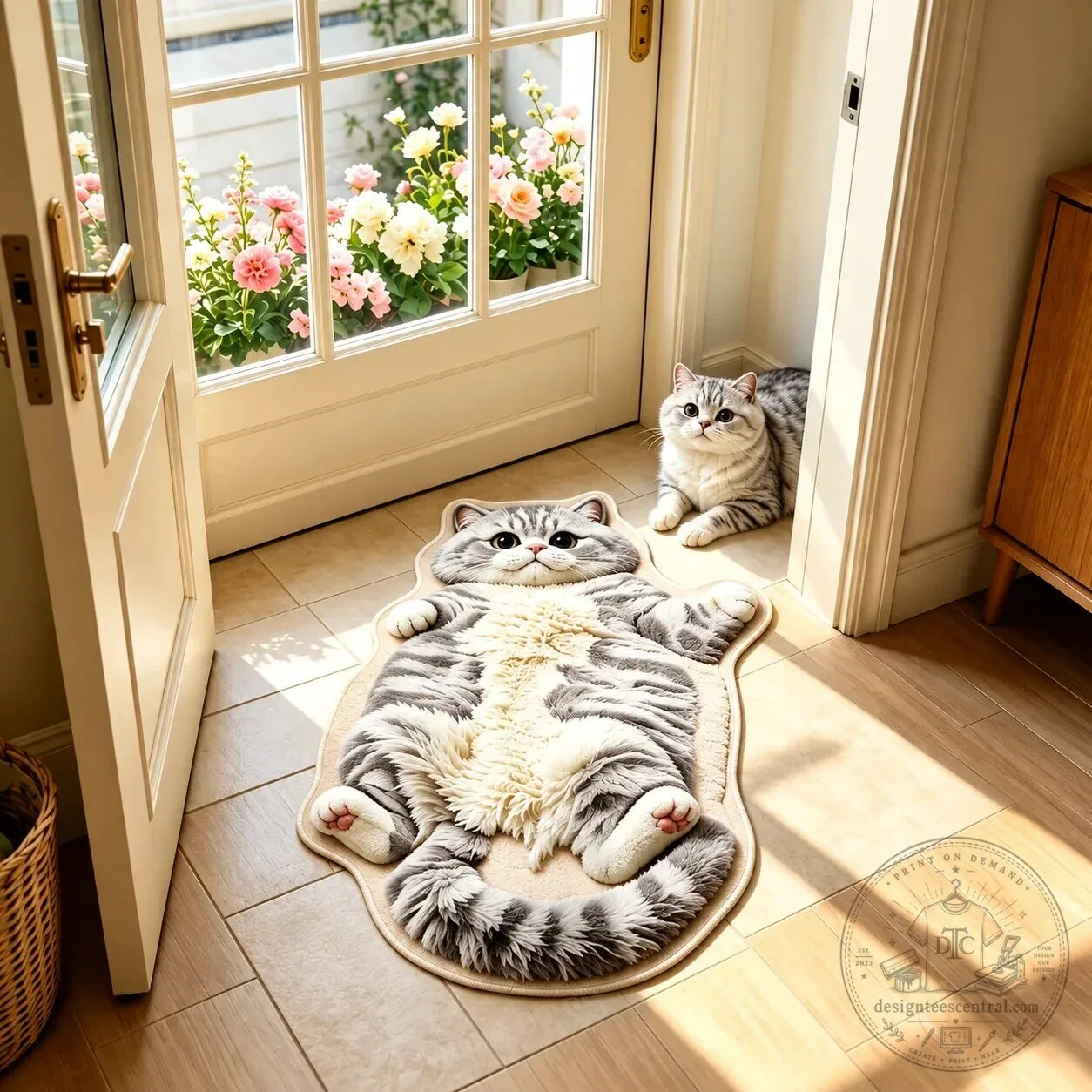 Chubby Tabby Cat Shaped Area Rug for Bedroom and Living Room Decor 21 Chubby Tabby Cat Shaped Area Rug for Bedroom and Living Room Decor