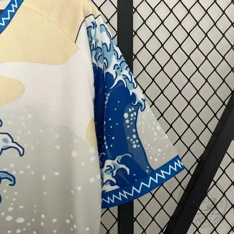 Japan National Football Team The Great Wave Off Kanagawa Soccer Jersey 7 Japan National Football Team The Great Wave Off Kanagawa Soccer Jersey