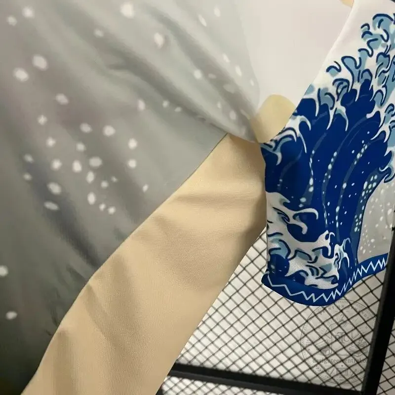Japan National Football Team The Great Wave Off Kanagawa Soccer Jersey 8 Japan National Football Team The Great Wave Off Kanagawa Soccer Jersey