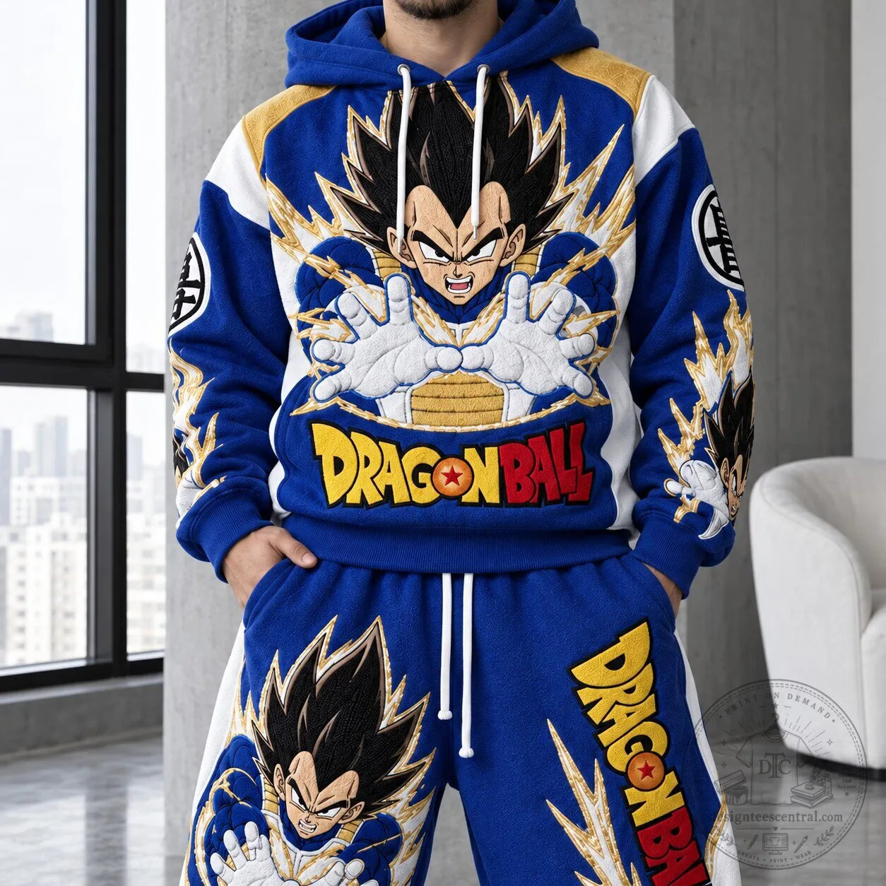Dragon Ball Z Super Saiyan Vegeta Anime Hoodie