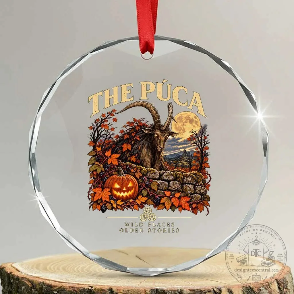 The Puca Irish Mythological Creature Crystal Glass Ornament