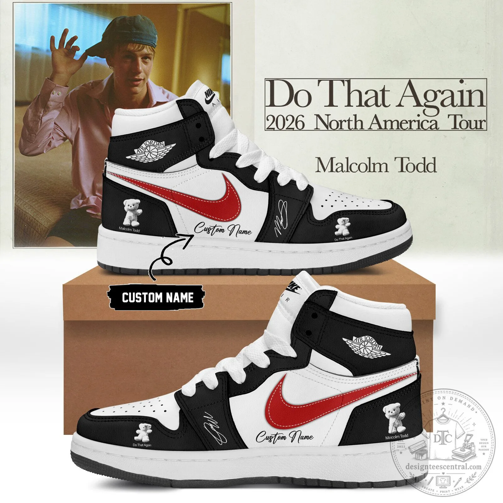 2026 North America Tour Custom Footwear for Malcolm Todd: Do That Again 1 2026 North America Tour Custom Footwear for Malcolm Todd: Do That Again