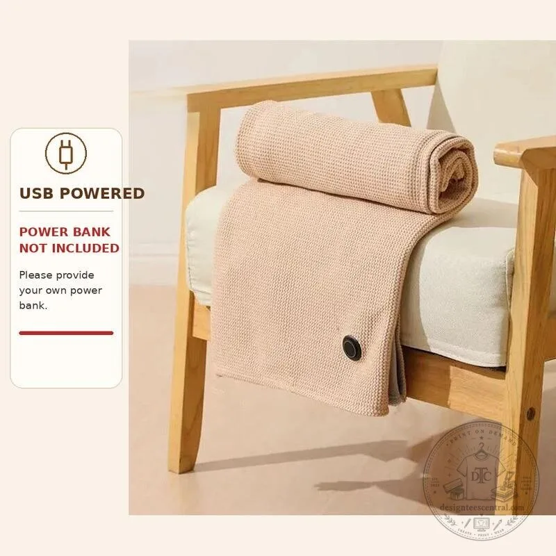 USB Heated Blanket Shawl with Adjustable Temperature Control and Zipper Design 11 USB Heated Blanket Shawl with Adjustable Temperature Control and Zipper Design